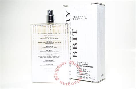 burberry brit summer 2012 tester